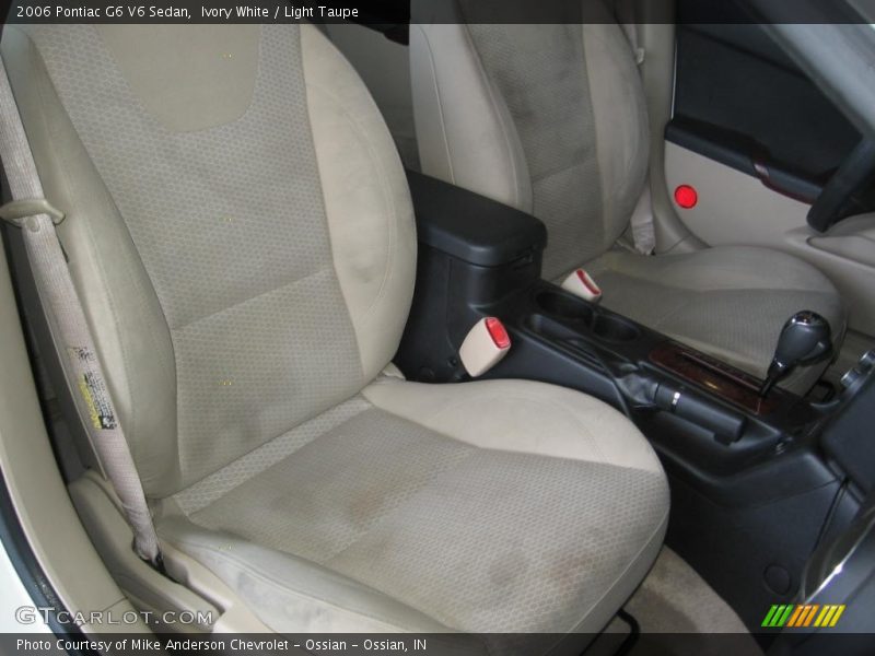 Ivory White / Light Taupe 2006 Pontiac G6 V6 Sedan