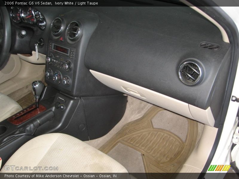 Ivory White / Light Taupe 2006 Pontiac G6 V6 Sedan