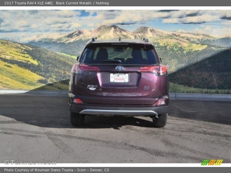 Black Current Metallic / Nutmeg 2017 Toyota RAV4 XLE AWD