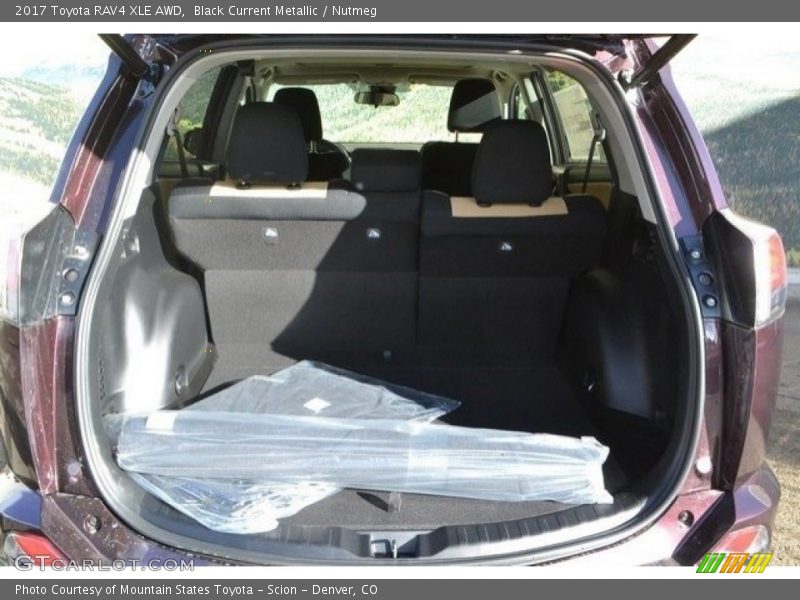 Black Current Metallic / Nutmeg 2017 Toyota RAV4 XLE AWD