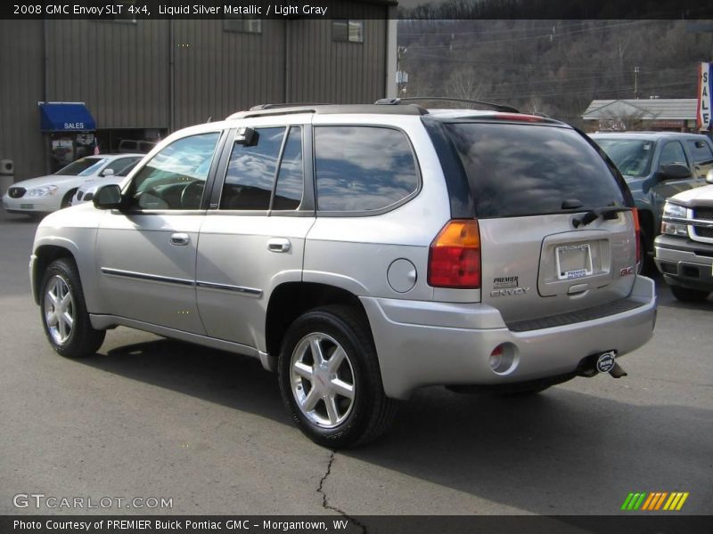 Liquid Silver Metallic / Light Gray 2008 GMC Envoy SLT 4x4