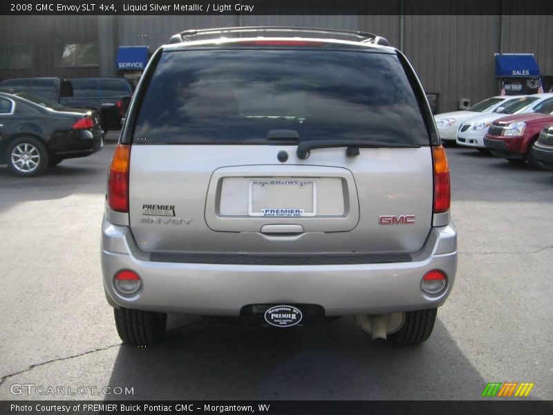 Liquid Silver Metallic / Light Gray 2008 GMC Envoy SLT 4x4