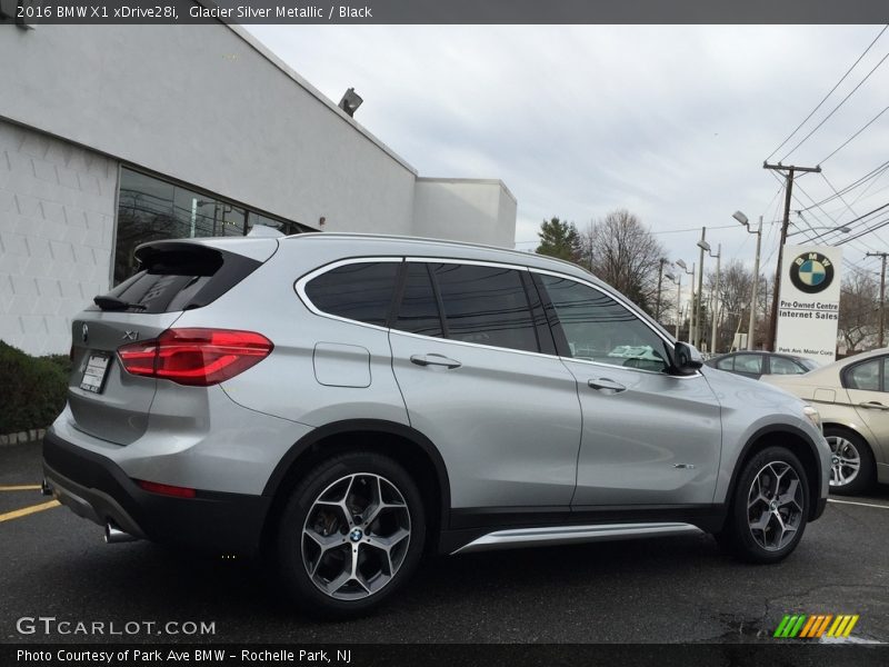 Glacier Silver Metallic / Black 2016 BMW X1 xDrive28i