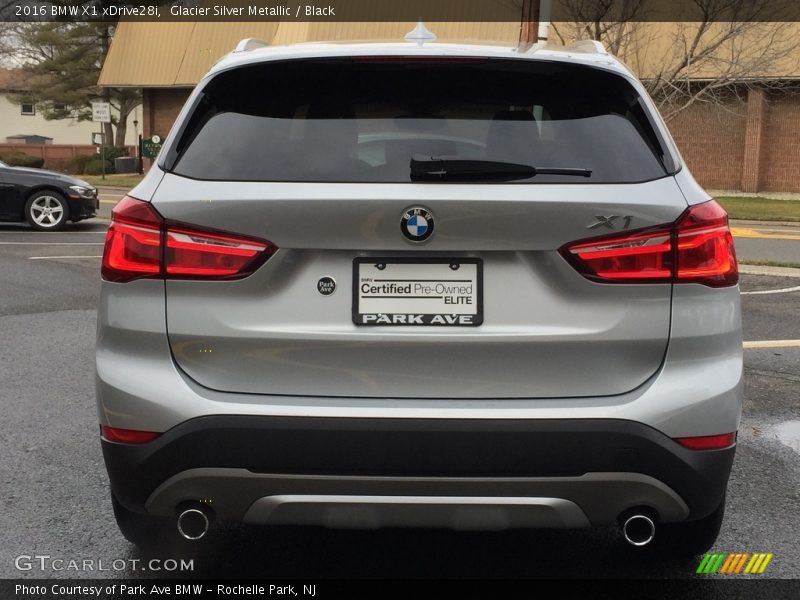 Glacier Silver Metallic / Black 2016 BMW X1 xDrive28i