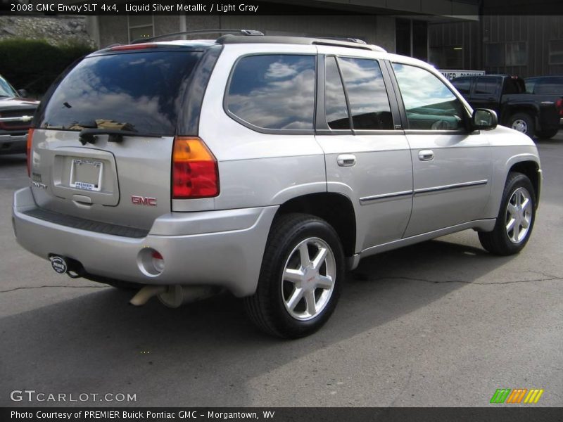 Liquid Silver Metallic / Light Gray 2008 GMC Envoy SLT 4x4