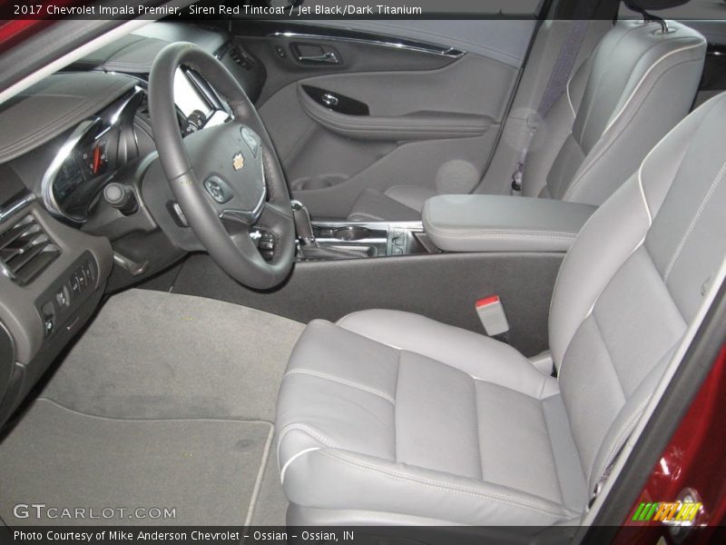 Siren Red Tintcoat / Jet Black/Dark Titanium 2017 Chevrolet Impala Premier