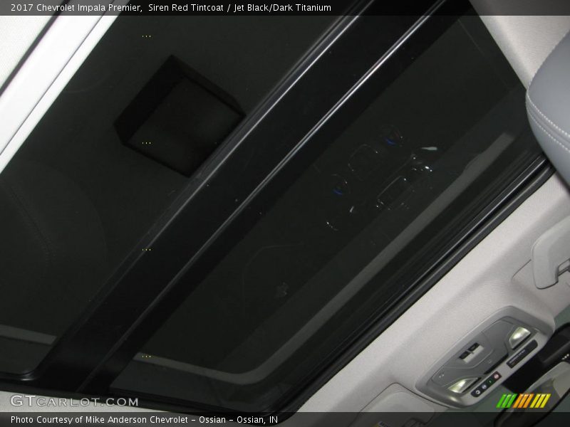 Siren Red Tintcoat / Jet Black/Dark Titanium 2017 Chevrolet Impala Premier