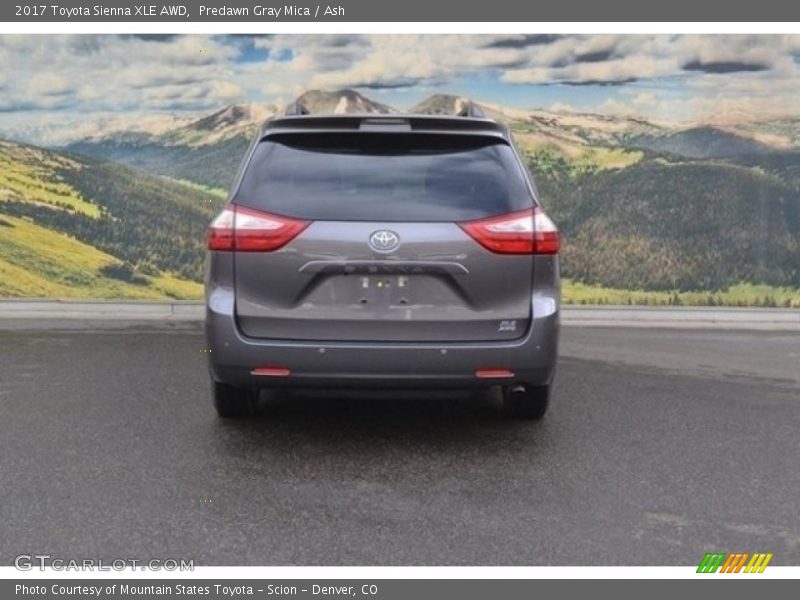 Predawn Gray Mica / Ash 2017 Toyota Sienna XLE AWD
