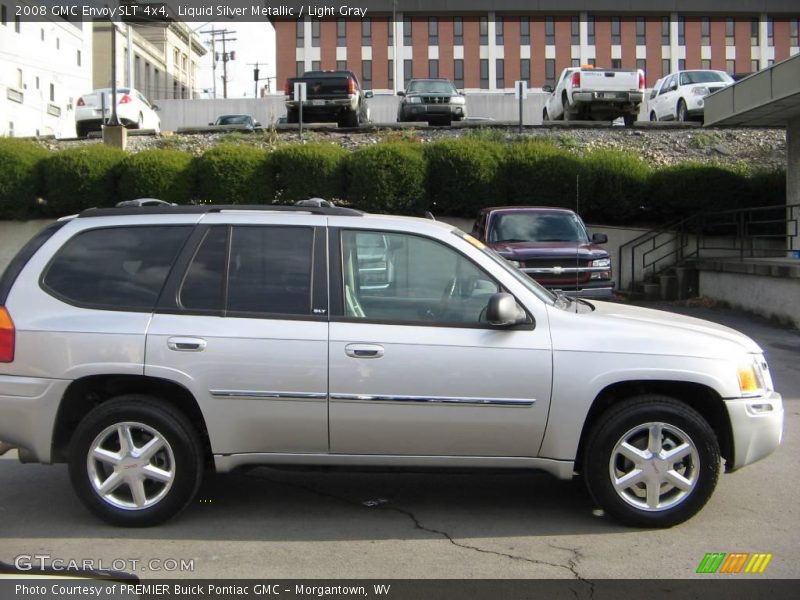 Liquid Silver Metallic / Light Gray 2008 GMC Envoy SLT 4x4