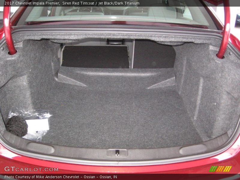 Siren Red Tintcoat / Jet Black/Dark Titanium 2017 Chevrolet Impala Premier