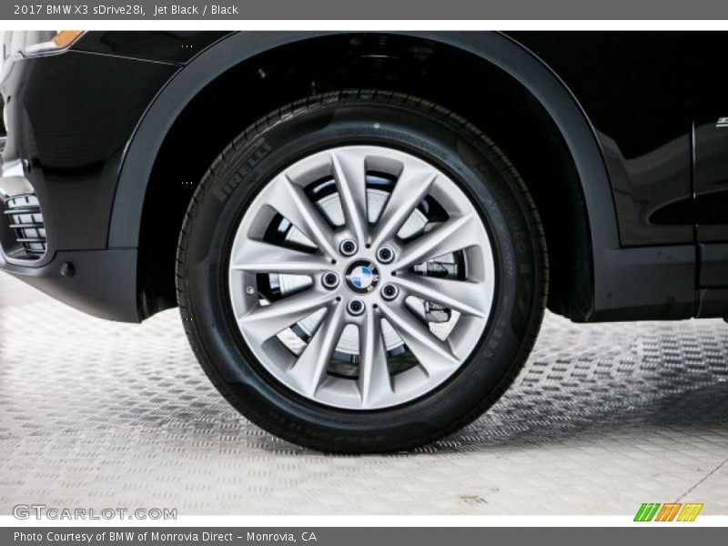 Jet Black / Black 2017 BMW X3 sDrive28i