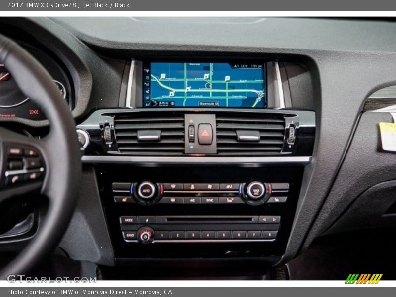 Jet Black / Black 2017 BMW X3 sDrive28i