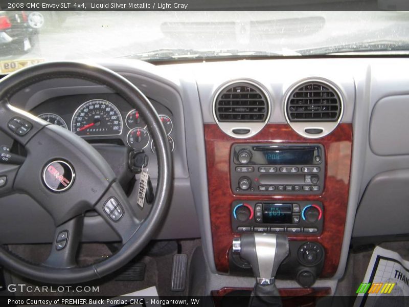 Liquid Silver Metallic / Light Gray 2008 GMC Envoy SLT 4x4