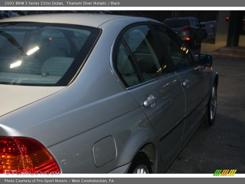 Titanium Silver Metallic / Black 2003 BMW 3 Series 330xi Sedan