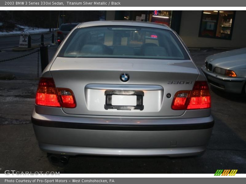 Titanium Silver Metallic / Black 2003 BMW 3 Series 330xi Sedan