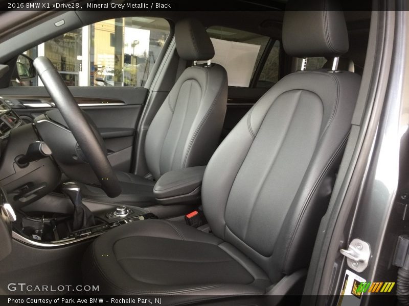 Mineral Grey Metallic / Black 2016 BMW X1 xDrive28i