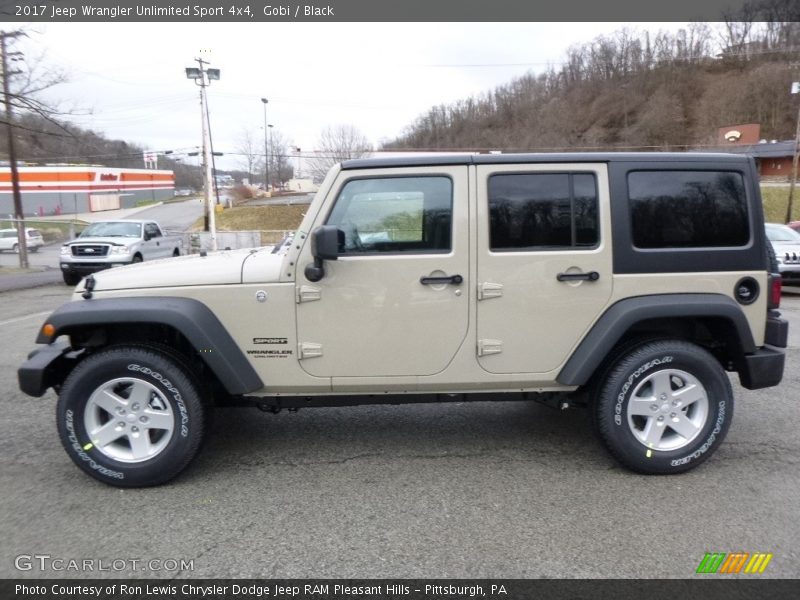 Gobi / Black 2017 Jeep Wrangler Unlimited Sport 4x4