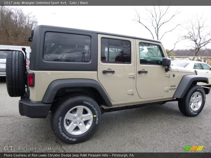 Gobi / Black 2017 Jeep Wrangler Unlimited Sport 4x4