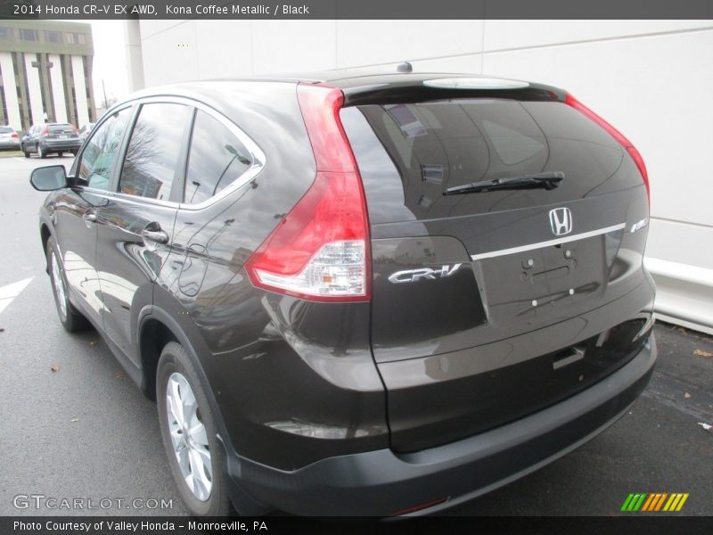 Kona Coffee Metallic / Black 2014 Honda CR-V EX AWD