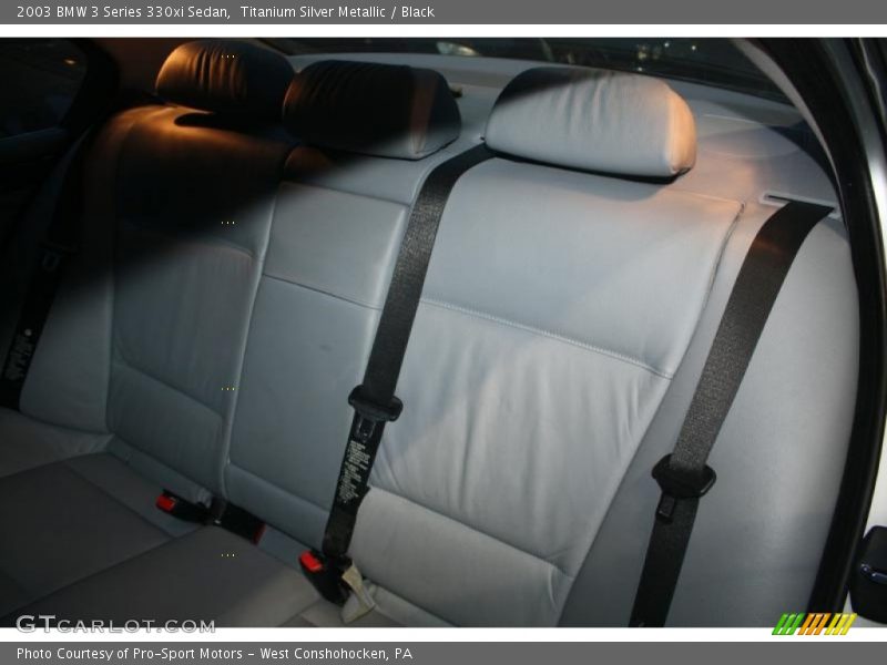 Titanium Silver Metallic / Black 2003 BMW 3 Series 330xi Sedan