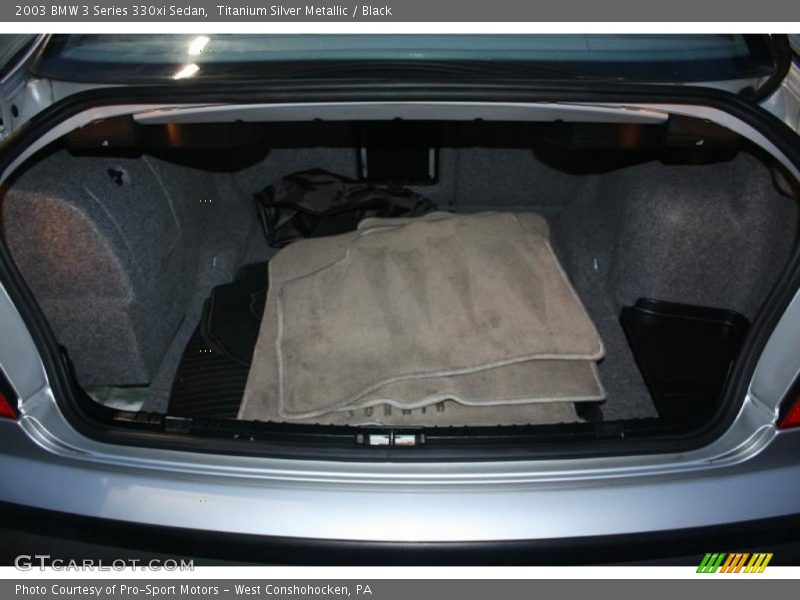 Titanium Silver Metallic / Black 2003 BMW 3 Series 330xi Sedan