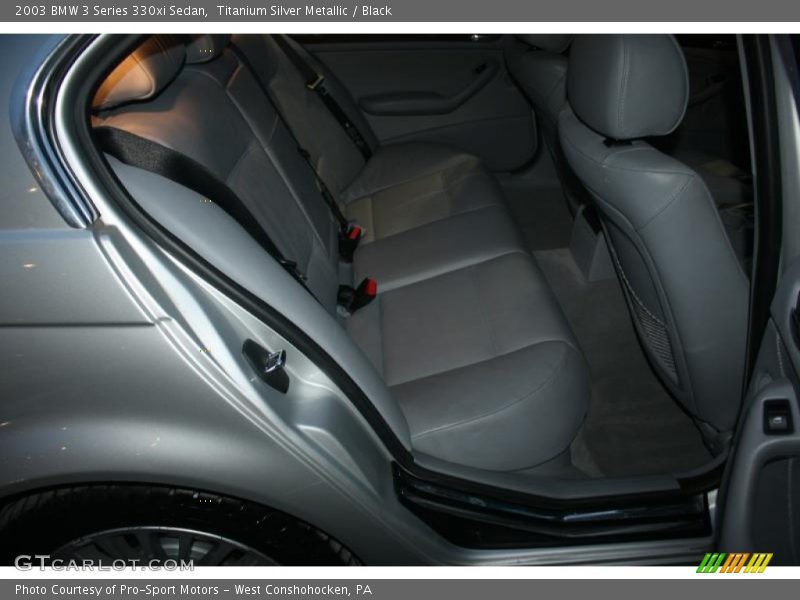 Titanium Silver Metallic / Black 2003 BMW 3 Series 330xi Sedan