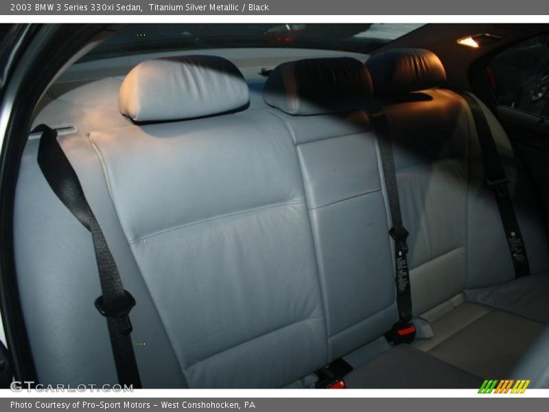 Titanium Silver Metallic / Black 2003 BMW 3 Series 330xi Sedan