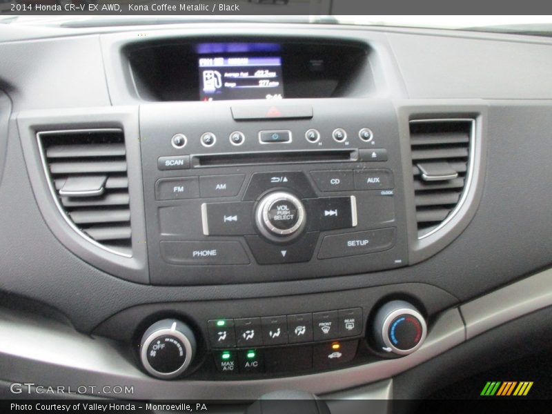 Kona Coffee Metallic / Black 2014 Honda CR-V EX AWD