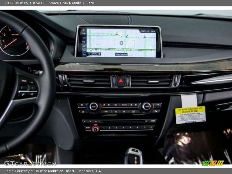 Space Gray Metallic / Black 2017 BMW X5 sDrive35i