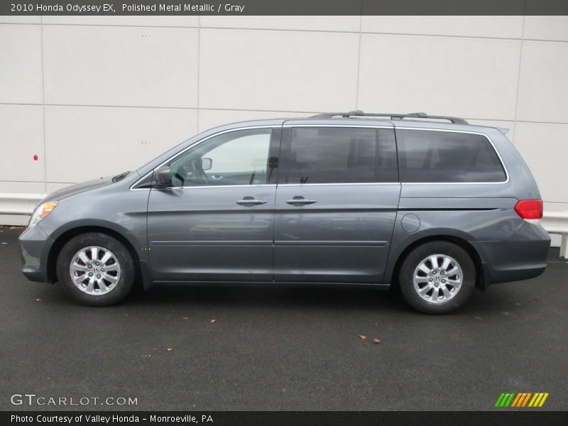 Polished Metal Metallic / Gray 2010 Honda Odyssey EX