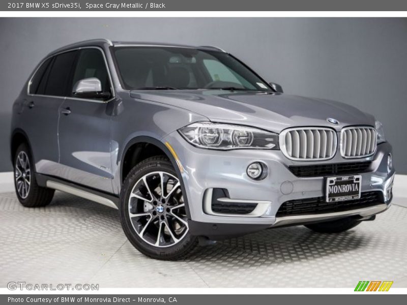 Space Gray Metallic / Black 2017 BMW X5 sDrive35i
