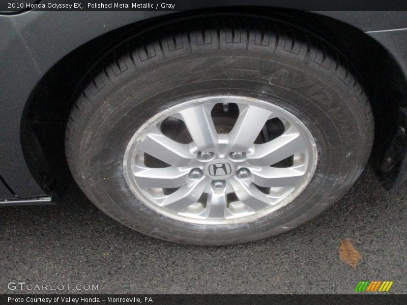 Polished Metal Metallic / Gray 2010 Honda Odyssey EX