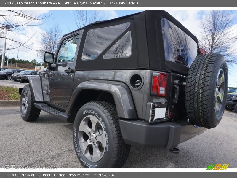 Granite Crystal Metallic / Black/Dark Saddle 2017 Jeep Wrangler Sahara 4x4