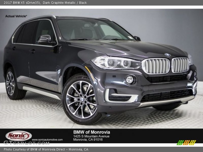 Dark Graphite Metallic / Black 2017 BMW X5 sDrive35i