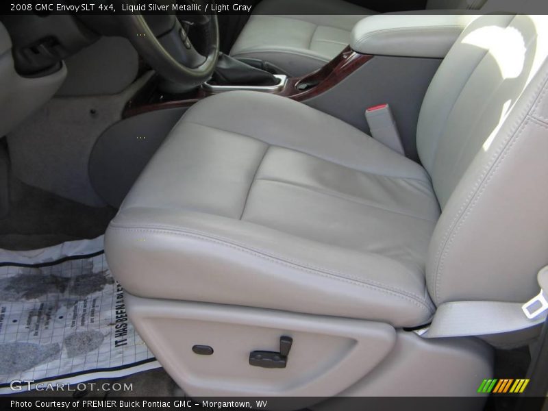 Liquid Silver Metallic / Light Gray 2008 GMC Envoy SLT 4x4