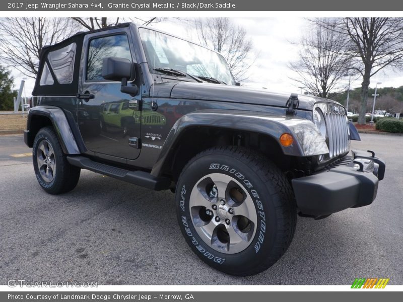 Granite Crystal Metallic / Black/Dark Saddle 2017 Jeep Wrangler Sahara 4x4