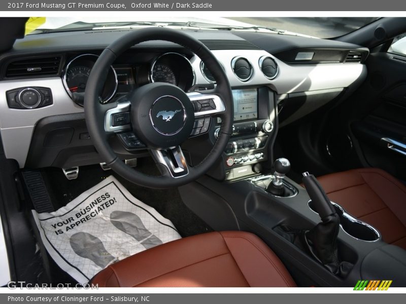 Dashboard of 2017 Mustang GT Premium Coupe