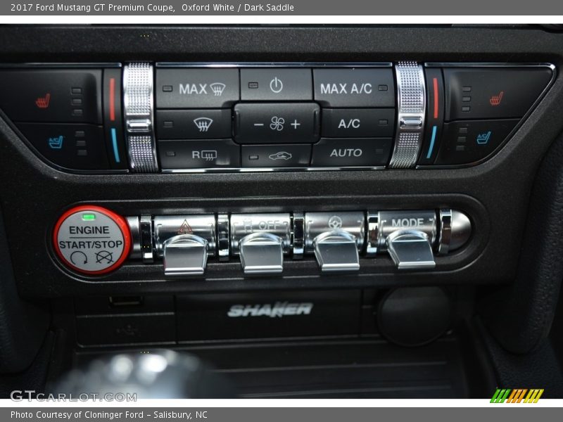 Controls of 2017 Mustang GT Premium Coupe