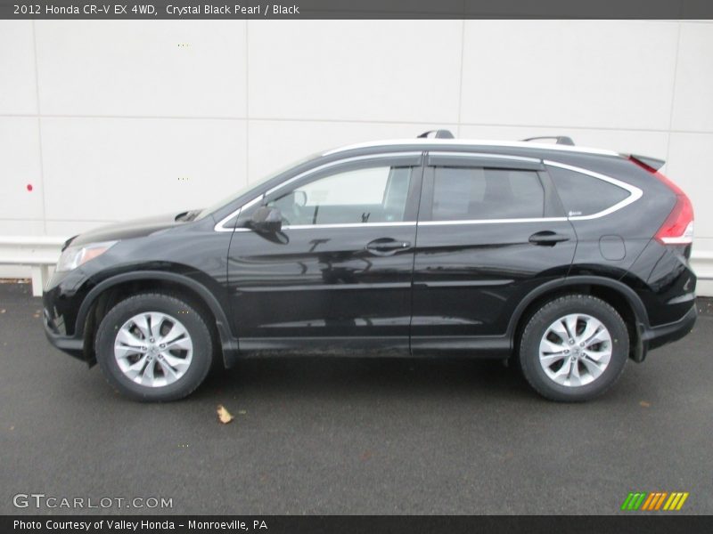 Crystal Black Pearl / Black 2012 Honda CR-V EX 4WD