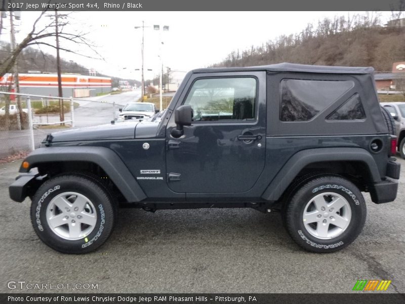 Rhino / Black 2017 Jeep Wrangler Sport 4x4