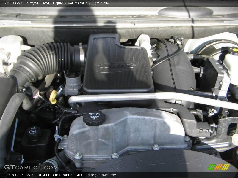 Liquid Silver Metallic / Light Gray 2008 GMC Envoy SLT 4x4