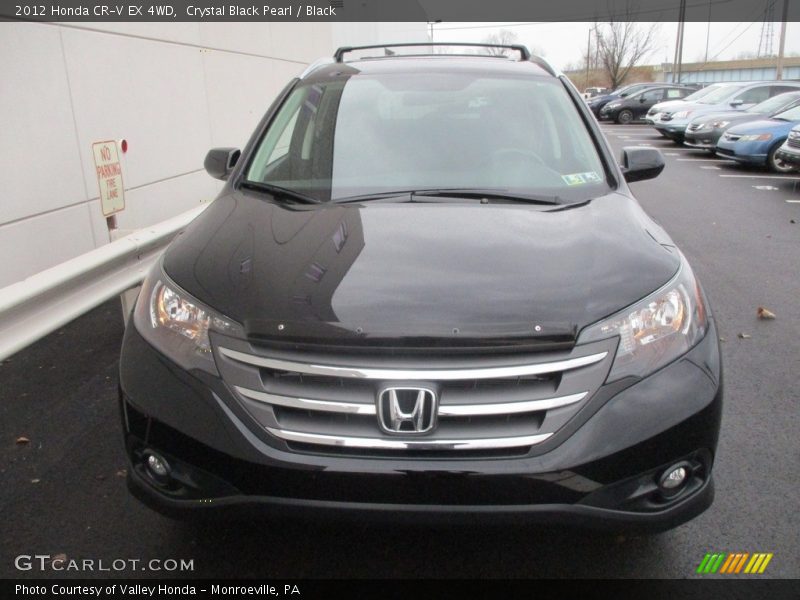 Crystal Black Pearl / Black 2012 Honda CR-V EX 4WD