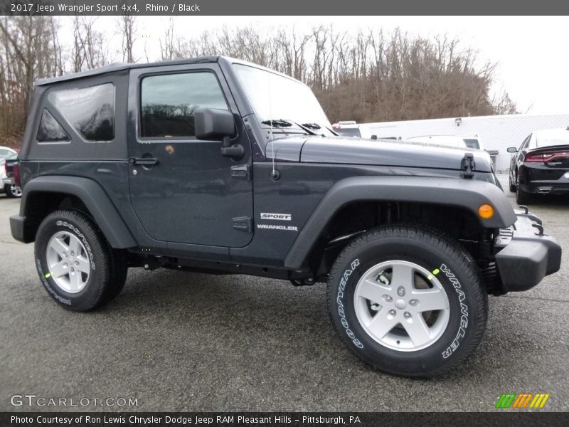 Rhino / Black 2017 Jeep Wrangler Sport 4x4