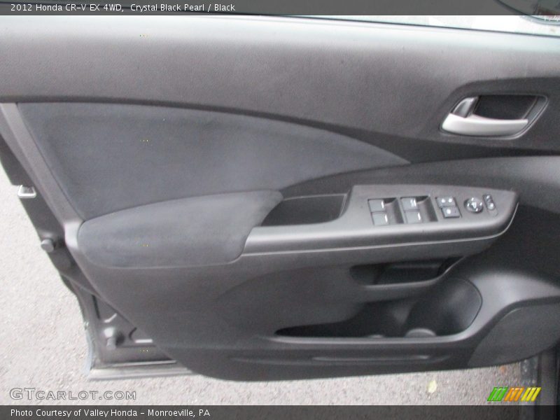 Crystal Black Pearl / Black 2012 Honda CR-V EX 4WD