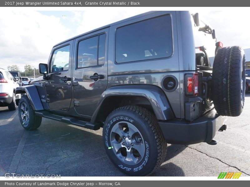 Granite Crystal Metallic / Black 2017 Jeep Wrangler Unlimited Sahara 4x4