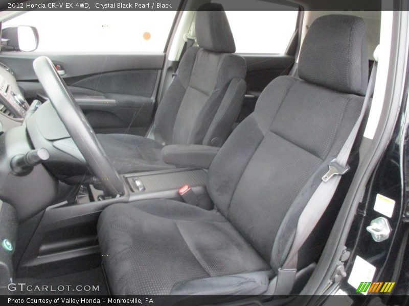Crystal Black Pearl / Black 2012 Honda CR-V EX 4WD