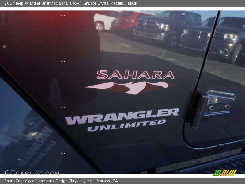 Granite Crystal Metallic / Black 2017 Jeep Wrangler Unlimited Sahara 4x4