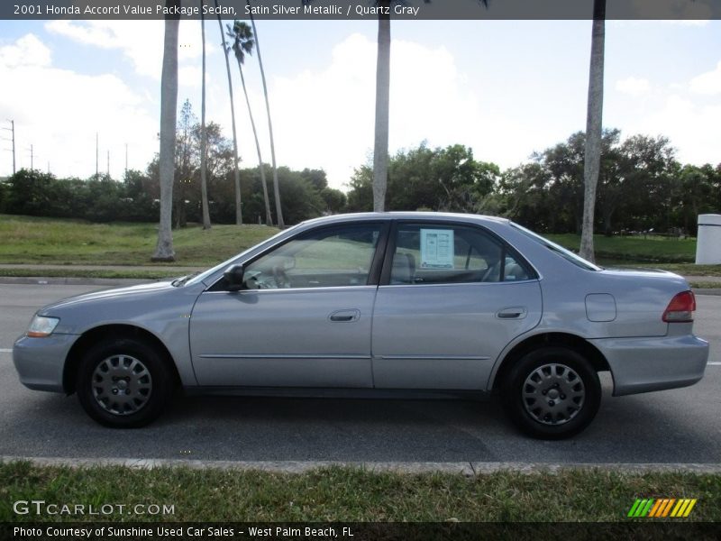 Satin Silver Metallic / Quartz Gray 2001 Honda Accord Value Package Sedan