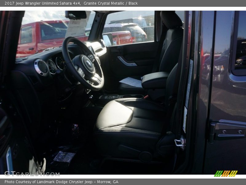 Granite Crystal Metallic / Black 2017 Jeep Wrangler Unlimited Sahara 4x4