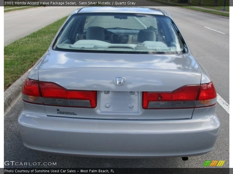 Satin Silver Metallic / Quartz Gray 2001 Honda Accord Value Package Sedan